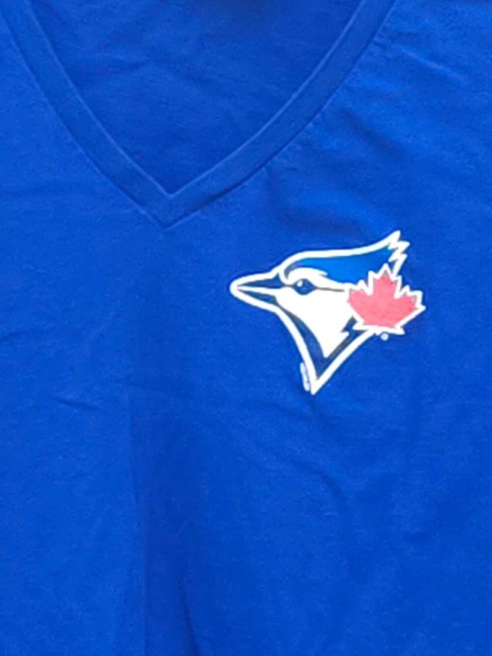 Toronto Blue Jays V-neck t-shirt Women's Size Large